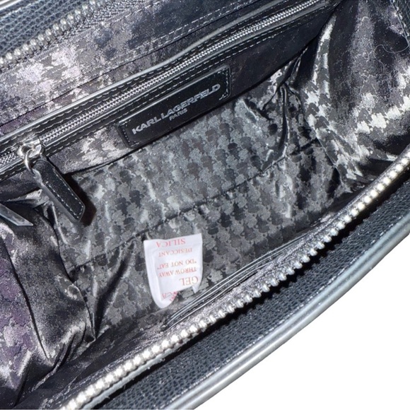 Karl Lagerfeld Paris Multicolor Checkered Tote - Picture 13 of 14